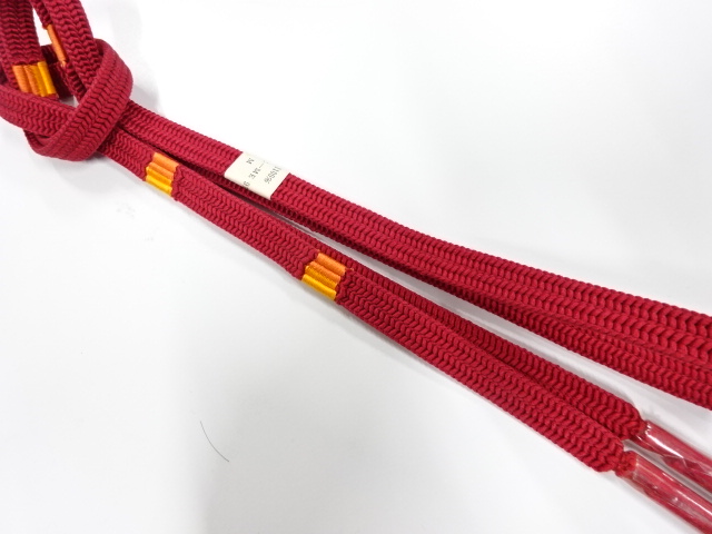 未使用品　正絹　手組帯締め